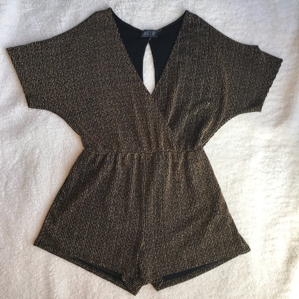 Gold ASTR Romper